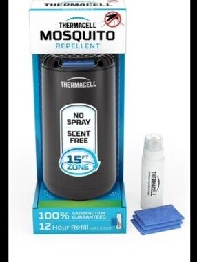 Thermacell Patio Shield Mosquito Repellent with 12 Hours of Mosquito Protection,